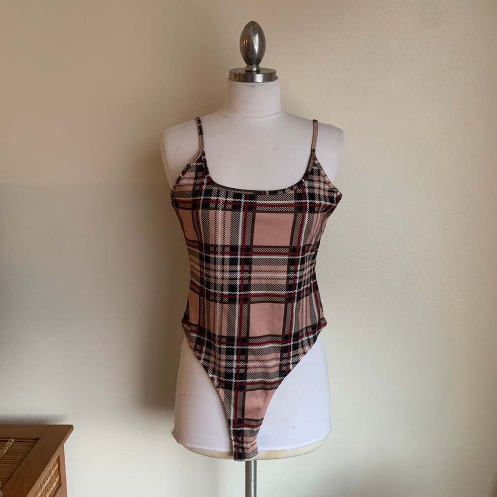 Pretty Pink Tartan Bodysuit